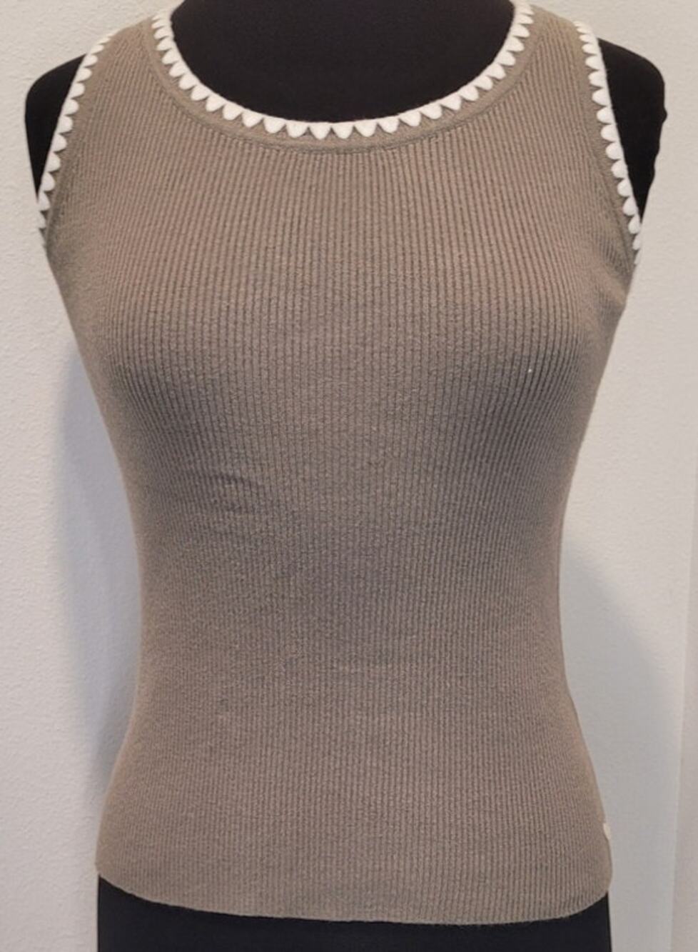 Scotch & Soda Knit Tank XS Coastal Cottagecore Soft Girl Romantic